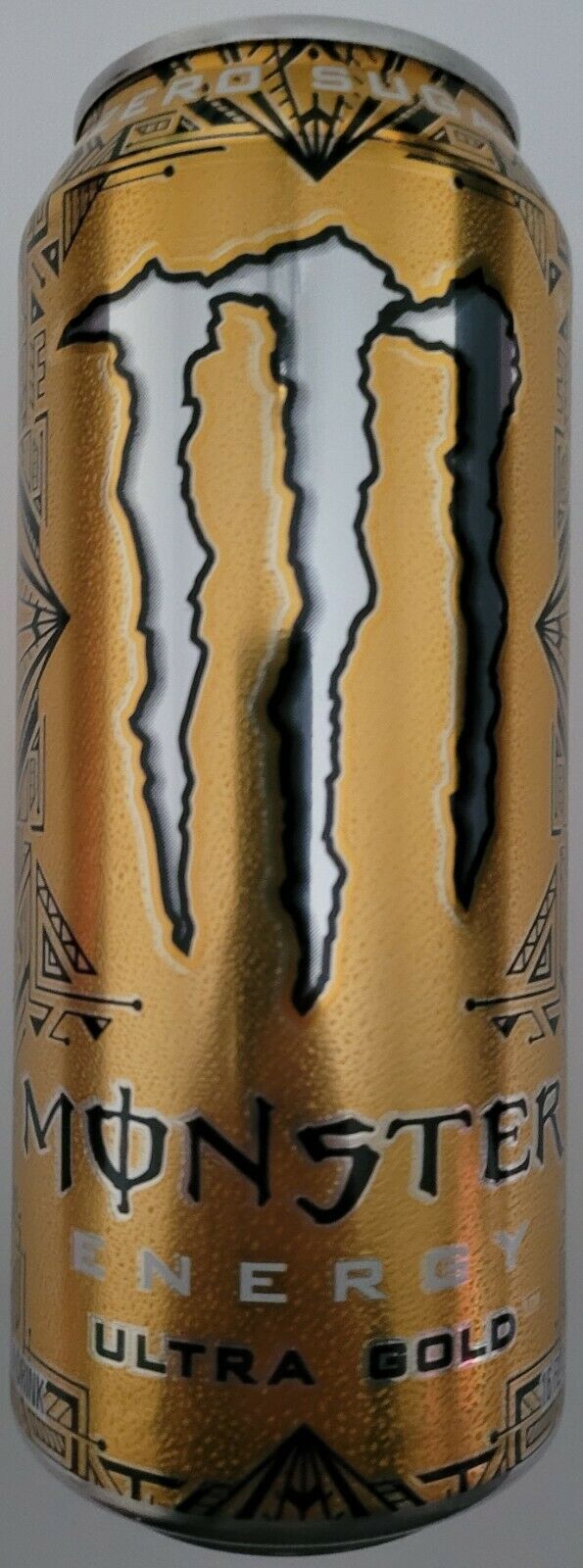 New Monster Energy Ultra Gold + Energy Drink 16 Fl Oz Full Can Free Shipping