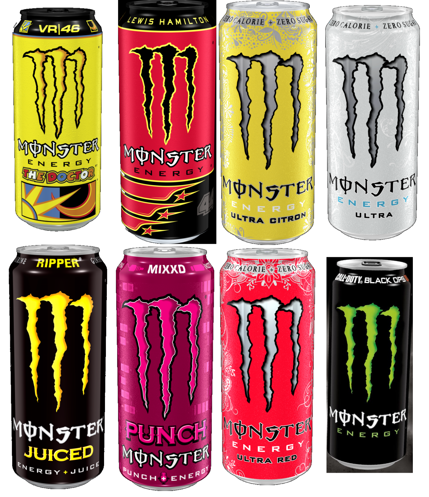 Monster Energy Drink 500 Ml Can - Big Choice -  Mixxd Juiced Vr46 Lewis Hamilton